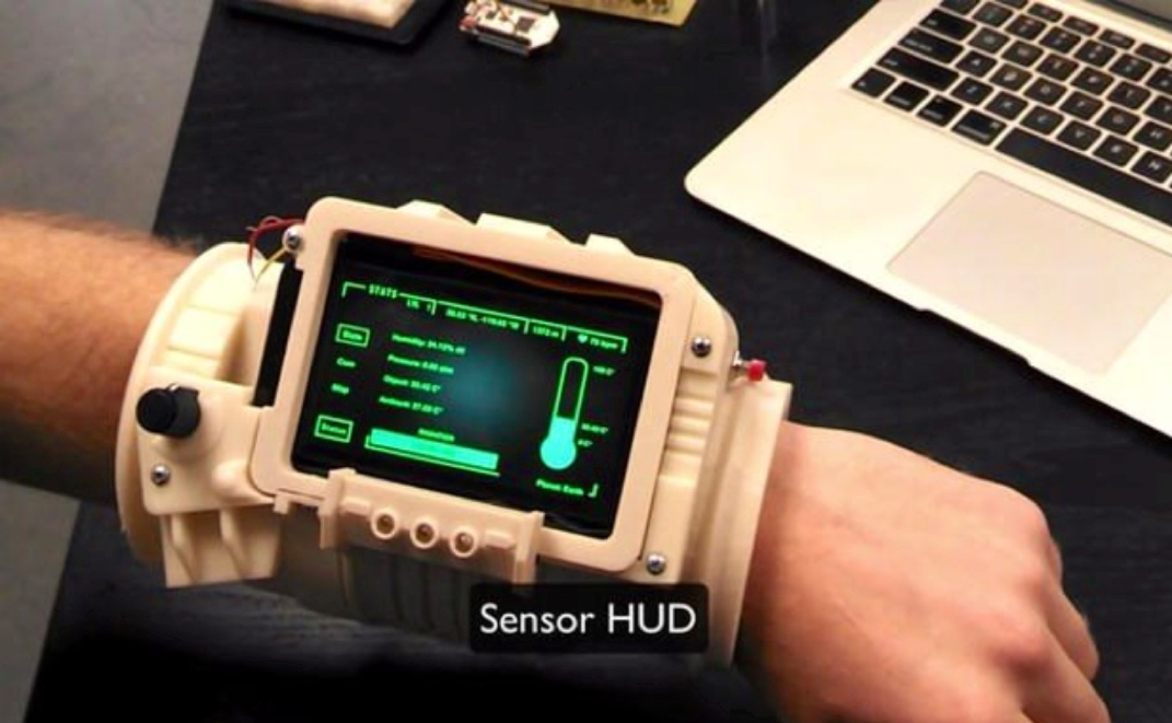 Working Pip-Boy 3000 designed for astronauts